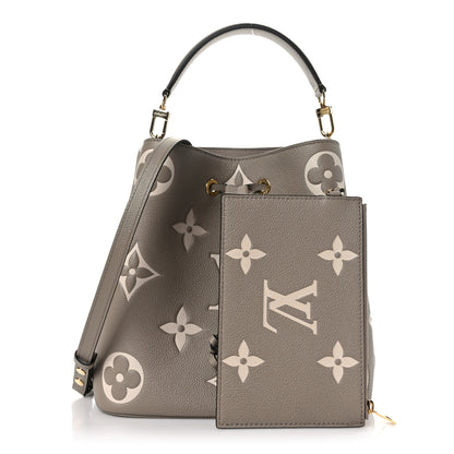 Louis Vuitton Empreinte Monogram Giant Neonoe MM Tourterelle Creme 3 of 11