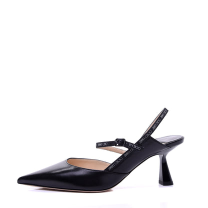 Jimmy Choo Nappa Ray Slingback Pumps 35.5 Black 1 of 10