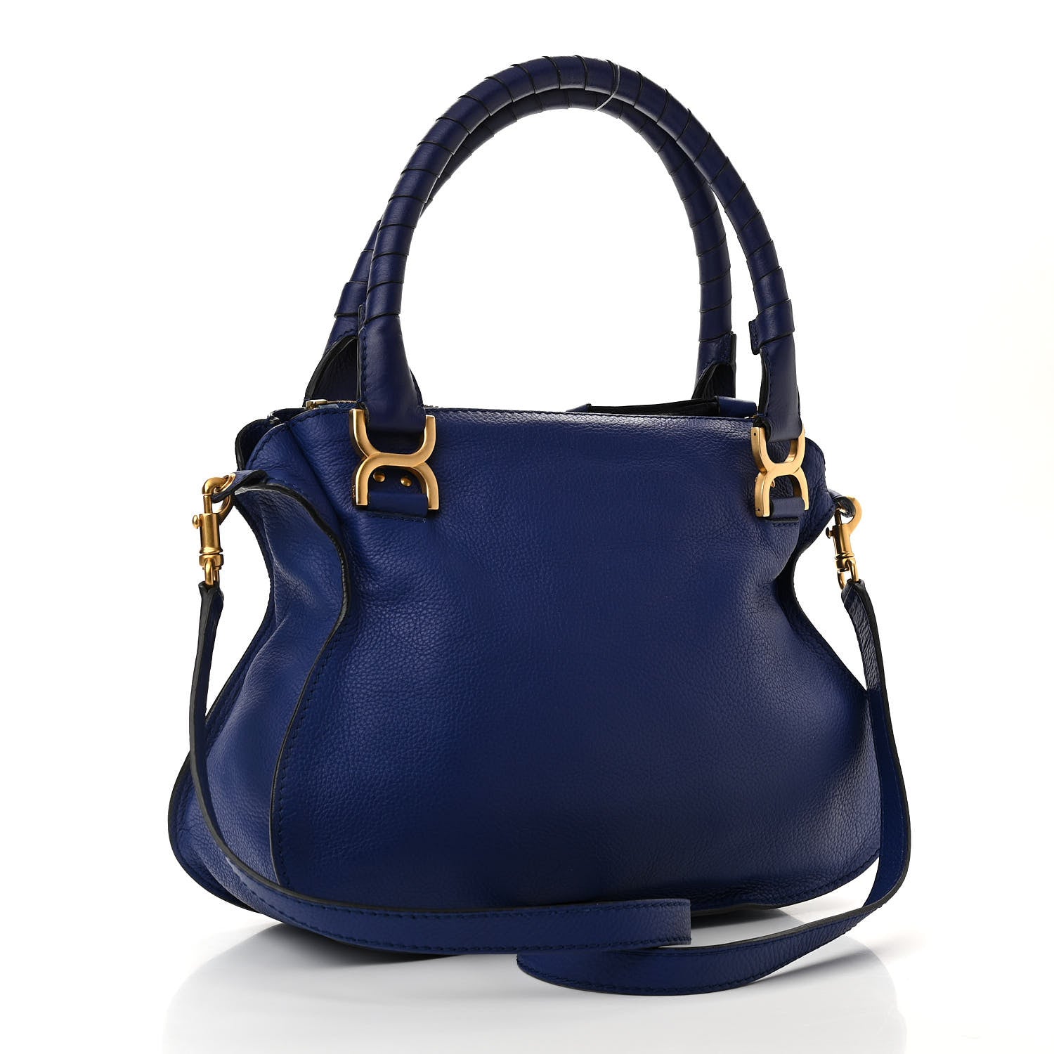 Chloe Calfskin Medium Marcie Satchel Sea Water 2 of 8