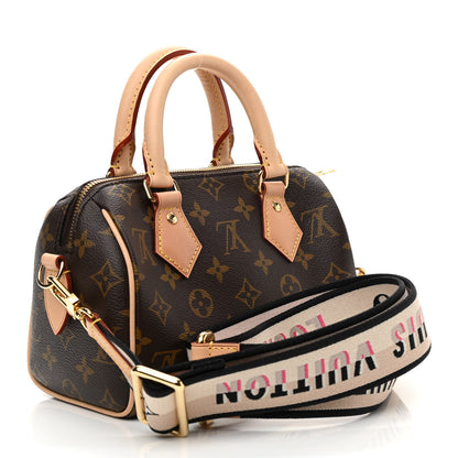 Louis Vuitton Monogram Speedy Bandouliere 20 Black 3 of 8