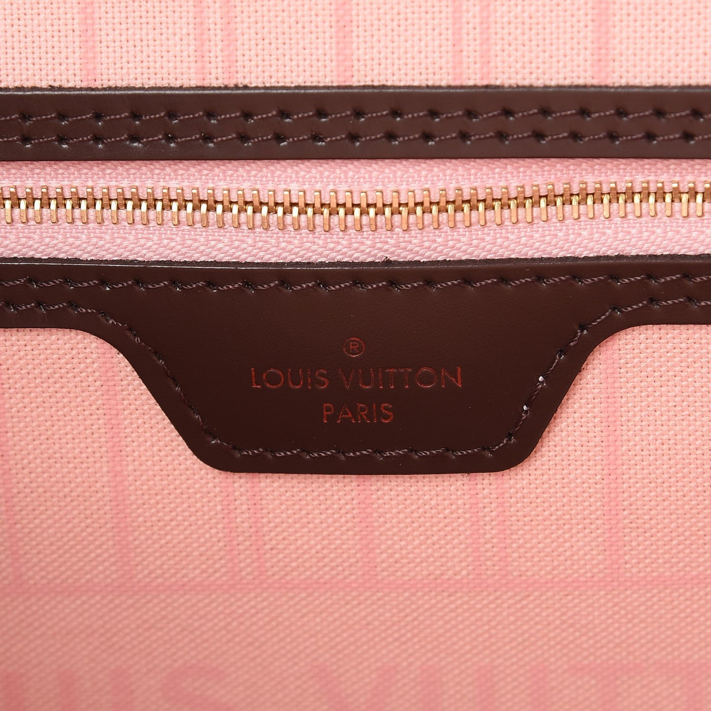 Damier Ebene Neo Neverfull MM Rose Ballerine