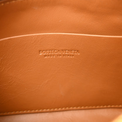 Bottega Veneta Suede Intrecciato Concert Pouch Amber 6 of 10