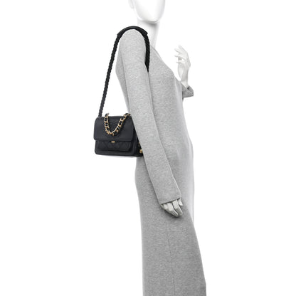 Chanel Crumpled Calfskin En Vogue Rope Flap Black 2 of 10