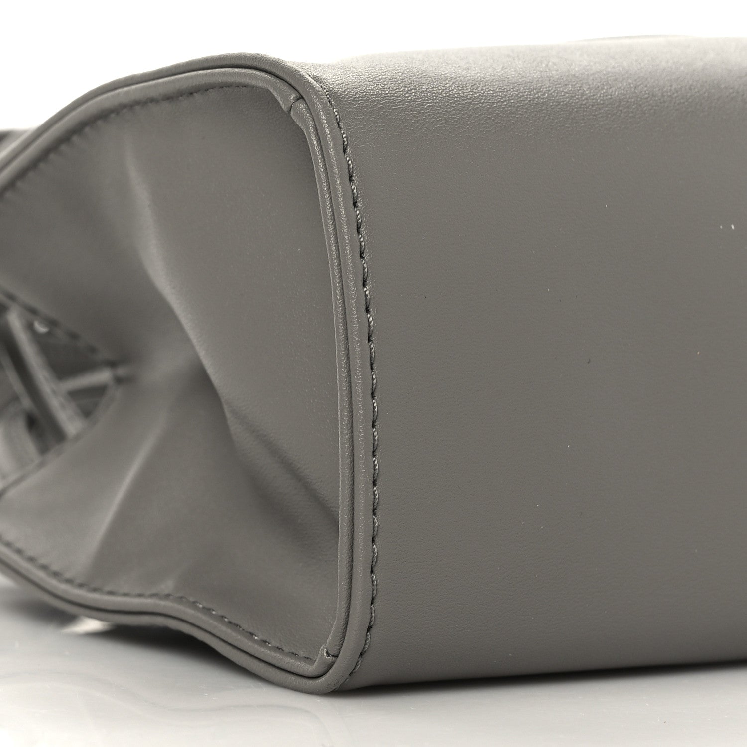 Telfar Vegan Leather Small Shopping Bag Grey 7 of 8