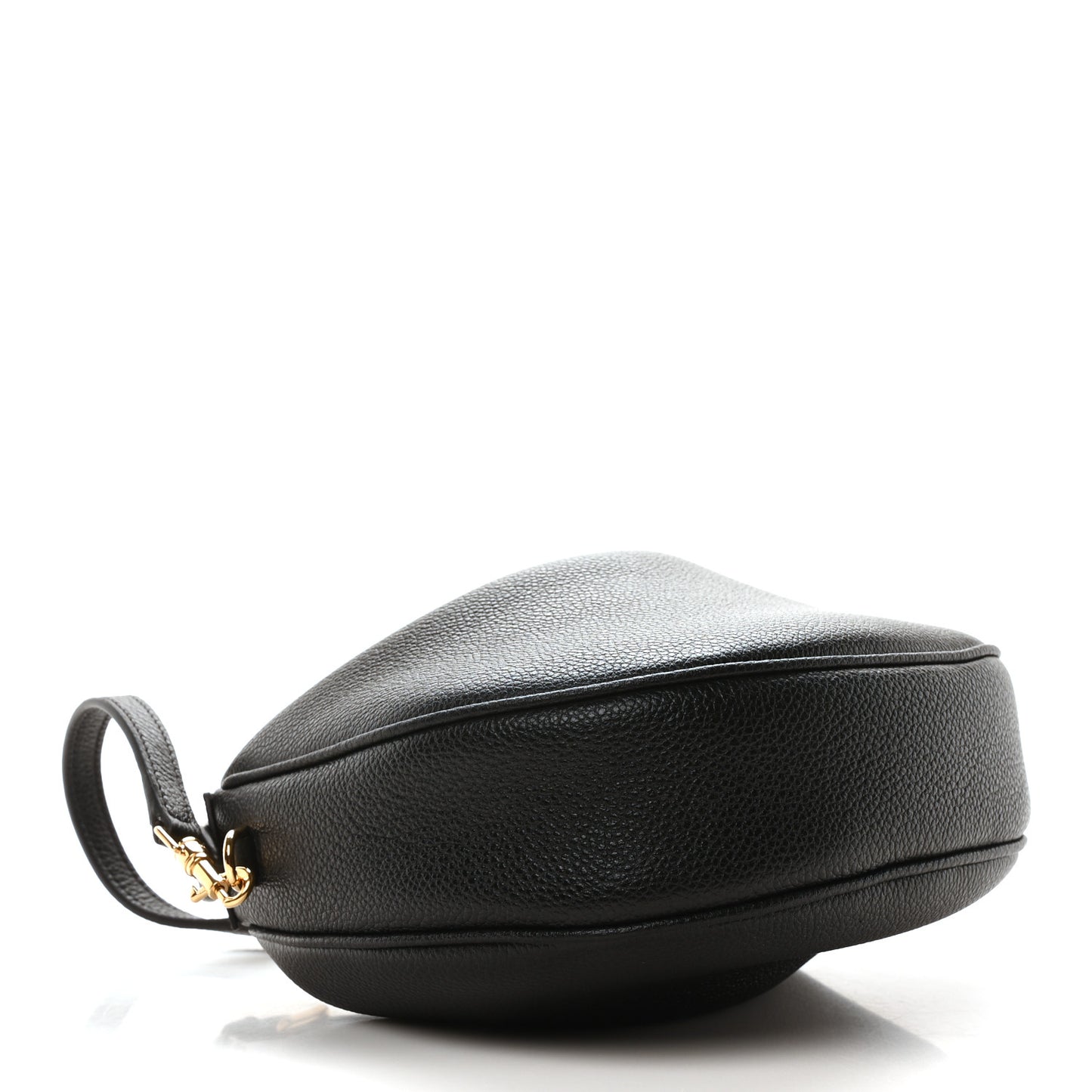 Supple Grained Calfskin Teen Lulu Shoulder Bag Black