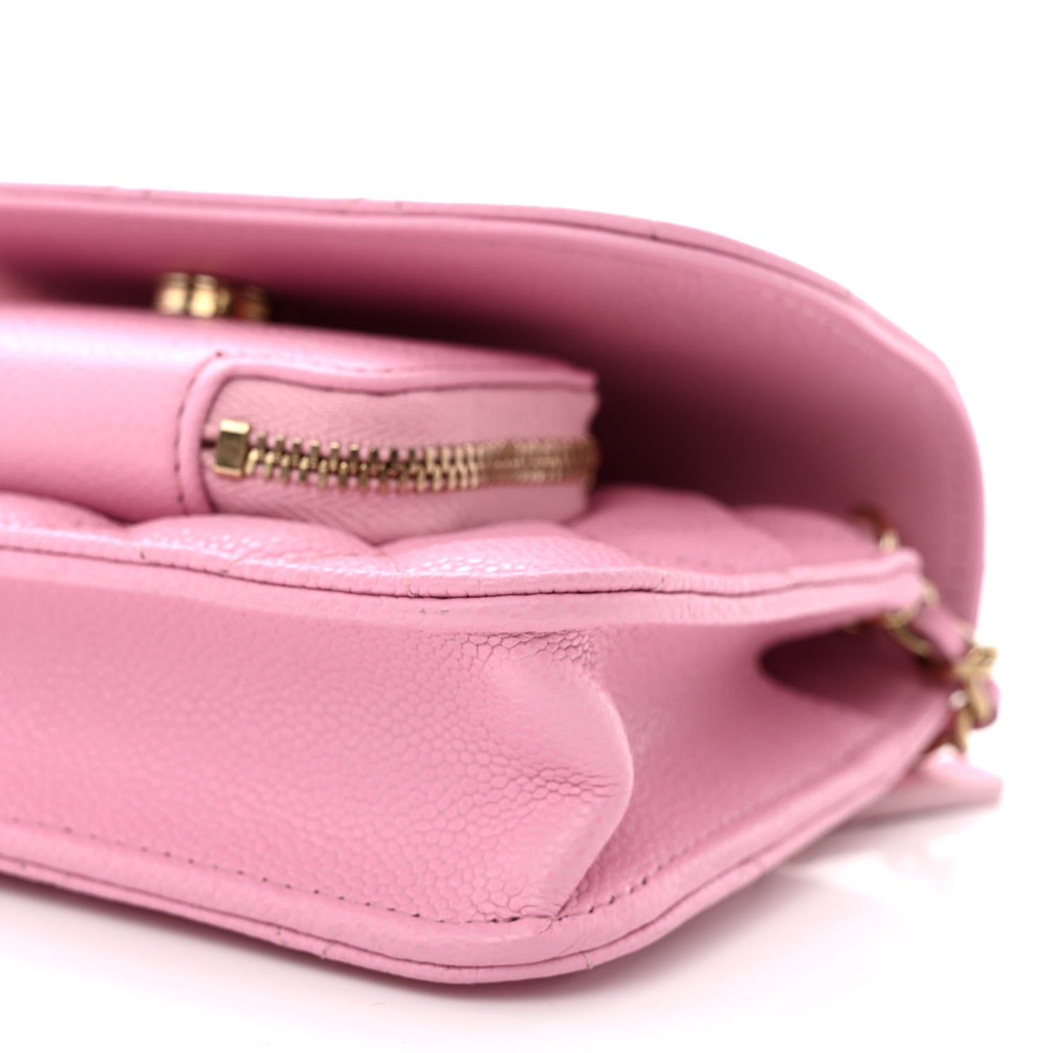 Chanel Caviar Quilted Business Affinity Clutch With Chain Flap Lilac 11 of 12