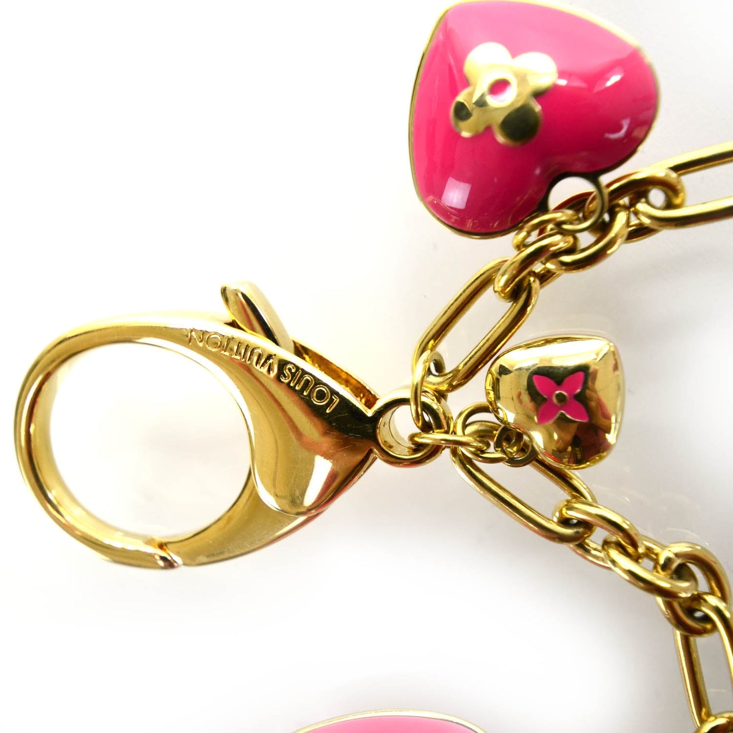 Coeurs Heart Bag Charm Key Holder
