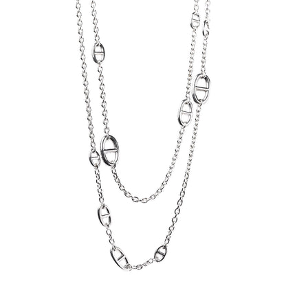 Hermes Sterling Silver Farandole Necklace 160 1 of 7