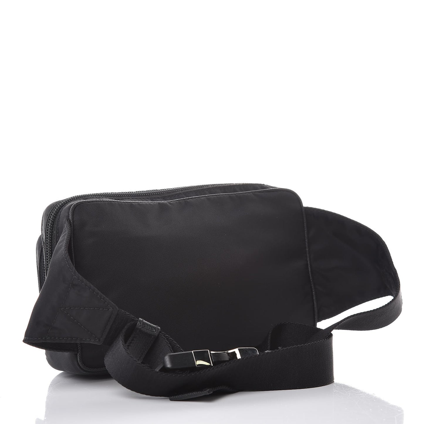 Tessuto Nylon Saffiano Belt Bag Black