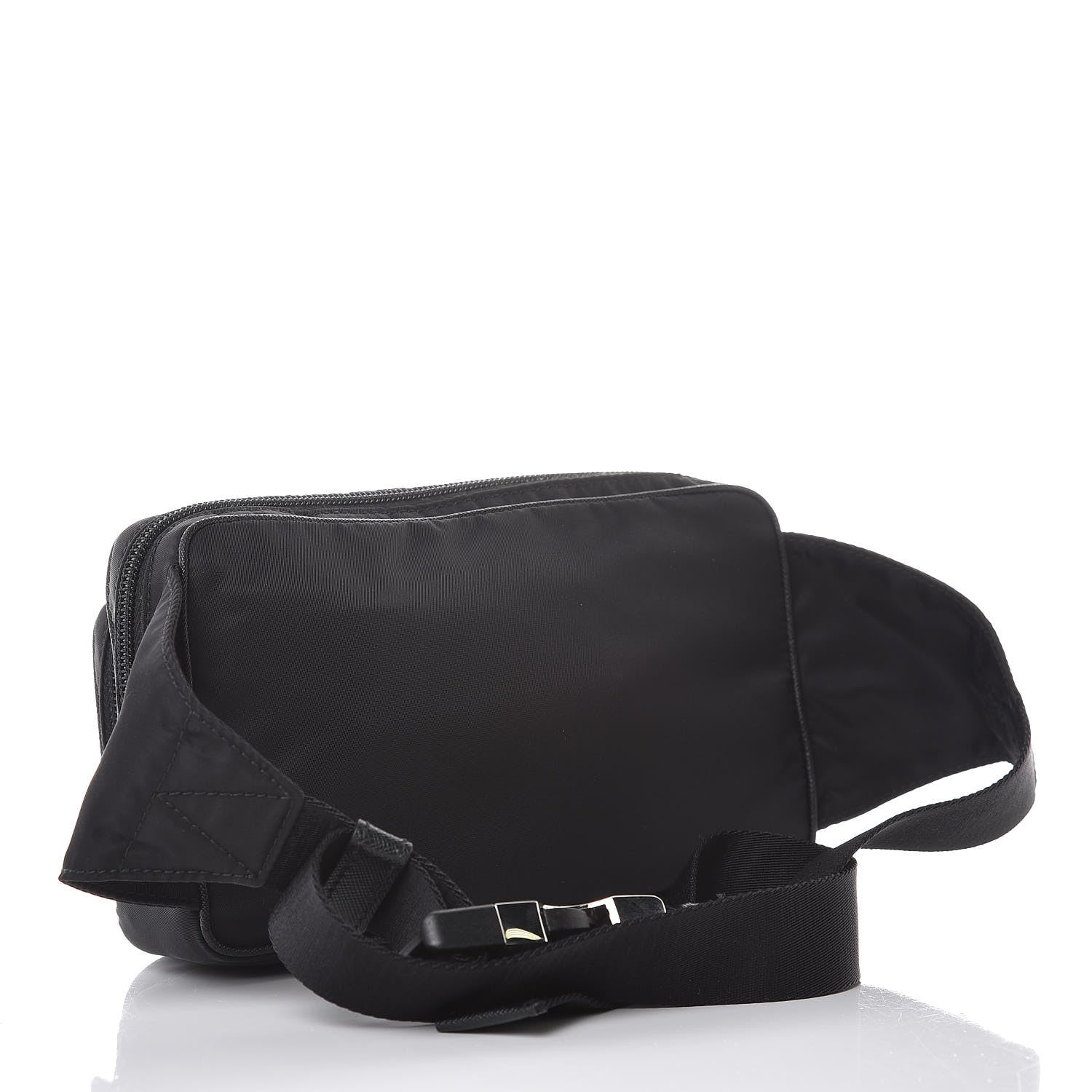 Prada Tessuto Nylon Saffiano Belt Bag Black 3 of 10