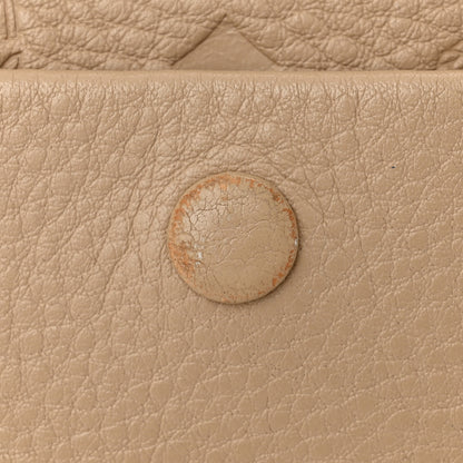 MCM Calfskin Ottomar Monogram Klara Medium Hobo Beige 12 of 15