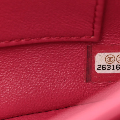Chanel Lambskin Quilted Medium Trendy CC Flap Dual Handle Bag Dark Pink 6 of 9