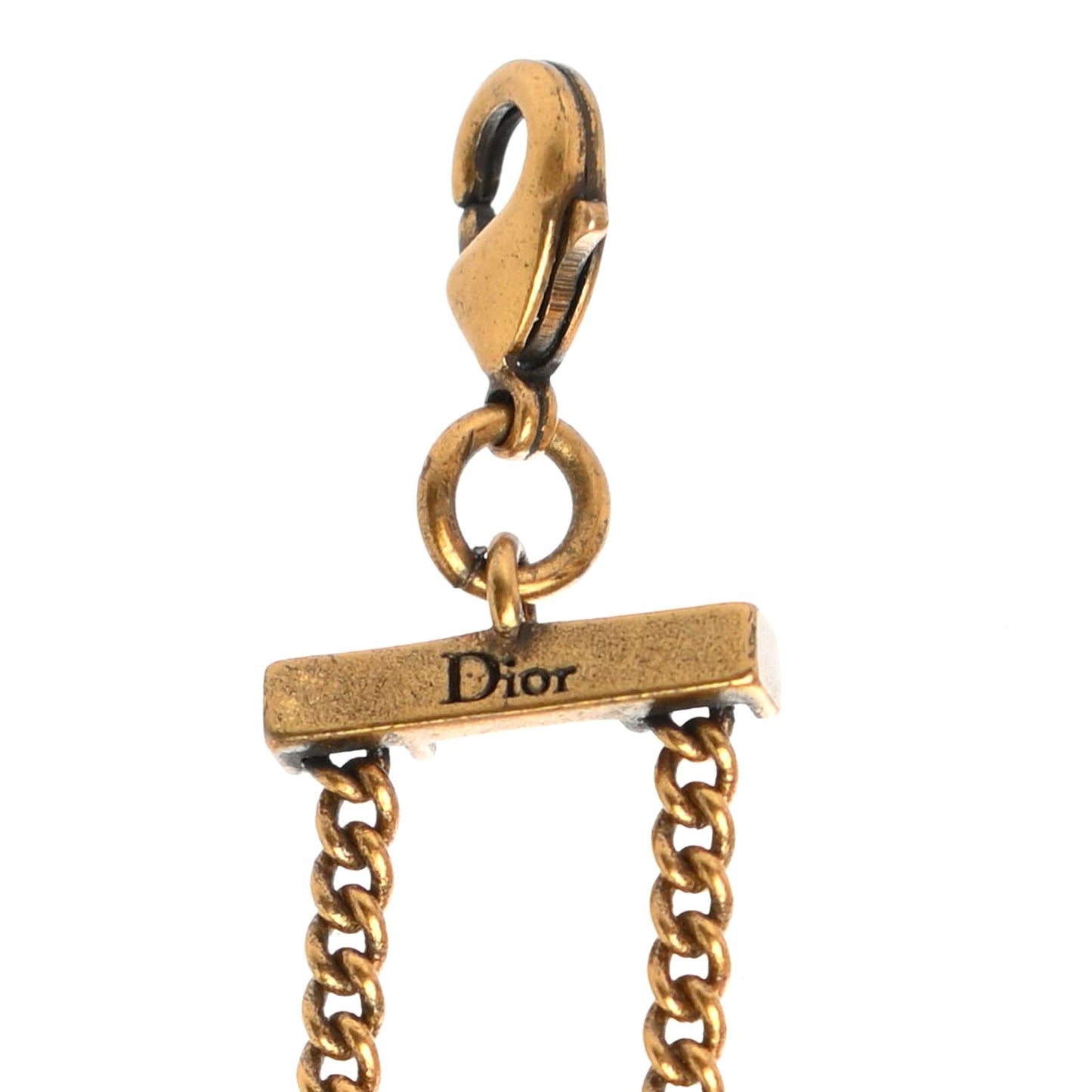 Metal J'Adior Chain Bracelet Gold
