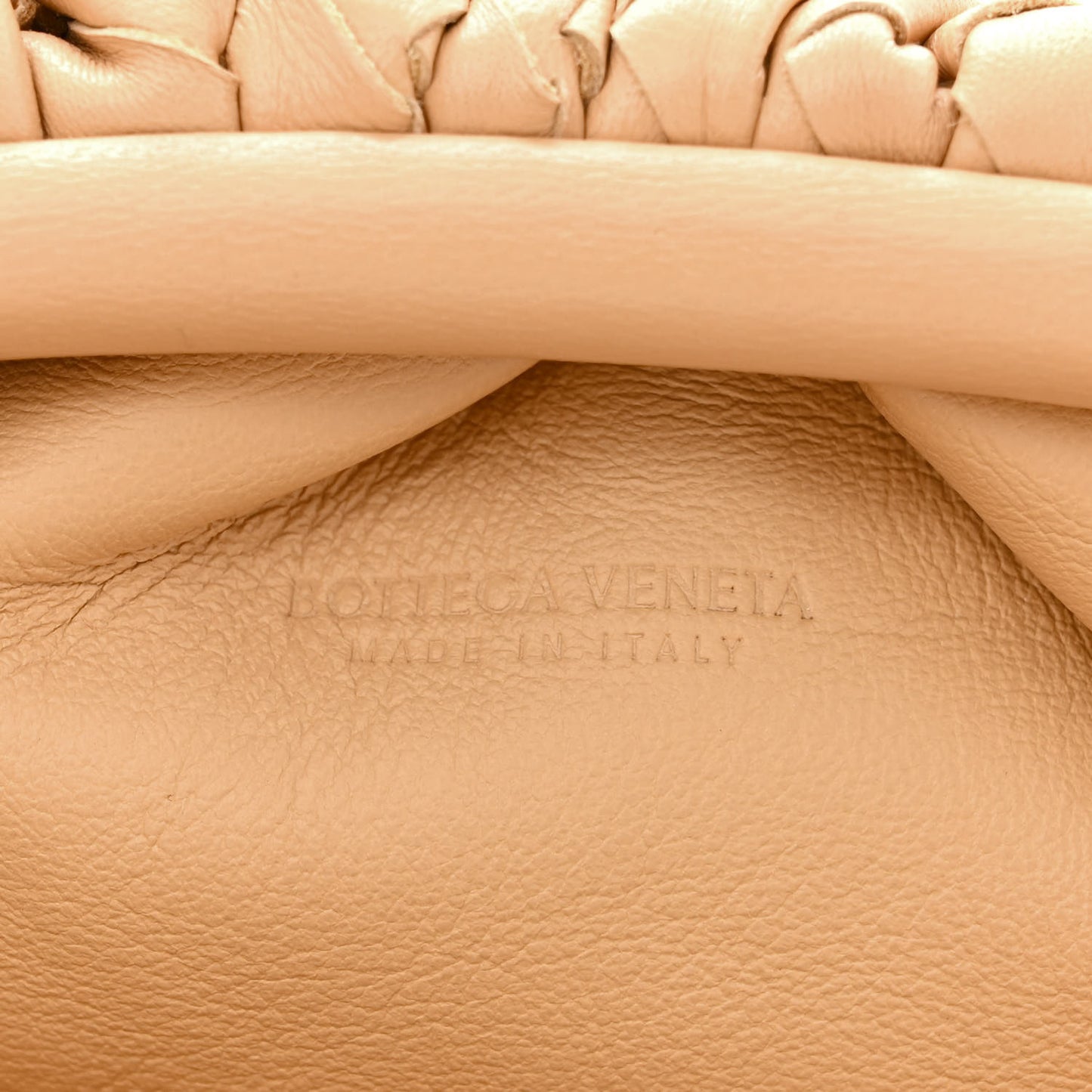 Nappa Intrecciato The Mini Pouch Almond