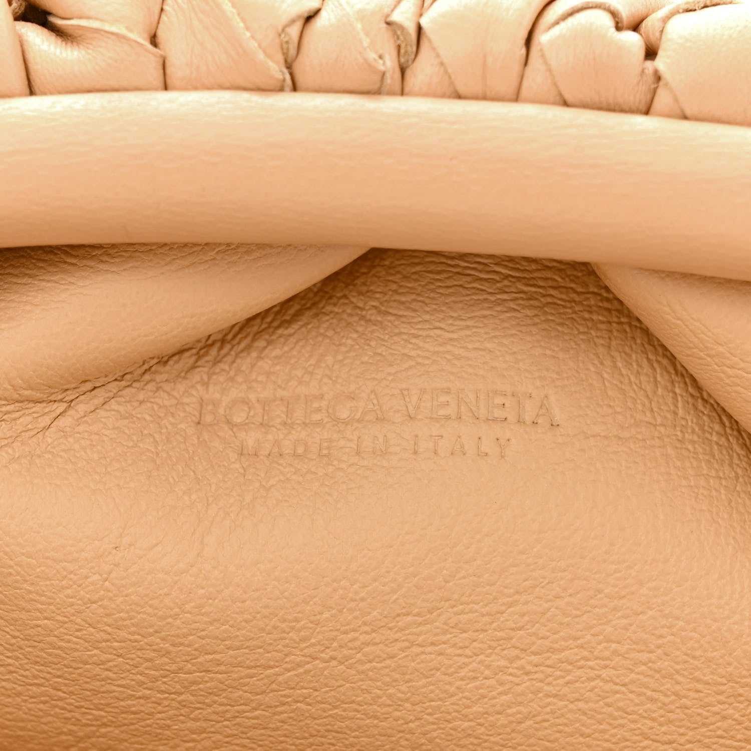 Bottega Veneta Nappa Intrecciato The Mini Pouch Almond 6 of 10
