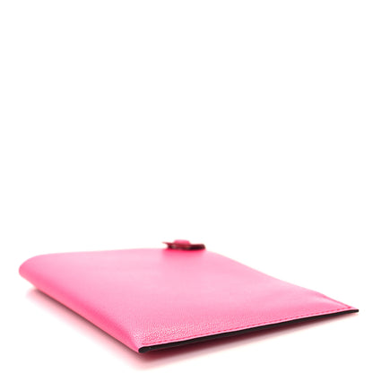 Hermes Chevre Chamkila Tarmac PM Passport Holder Rose Pop 4 of 8