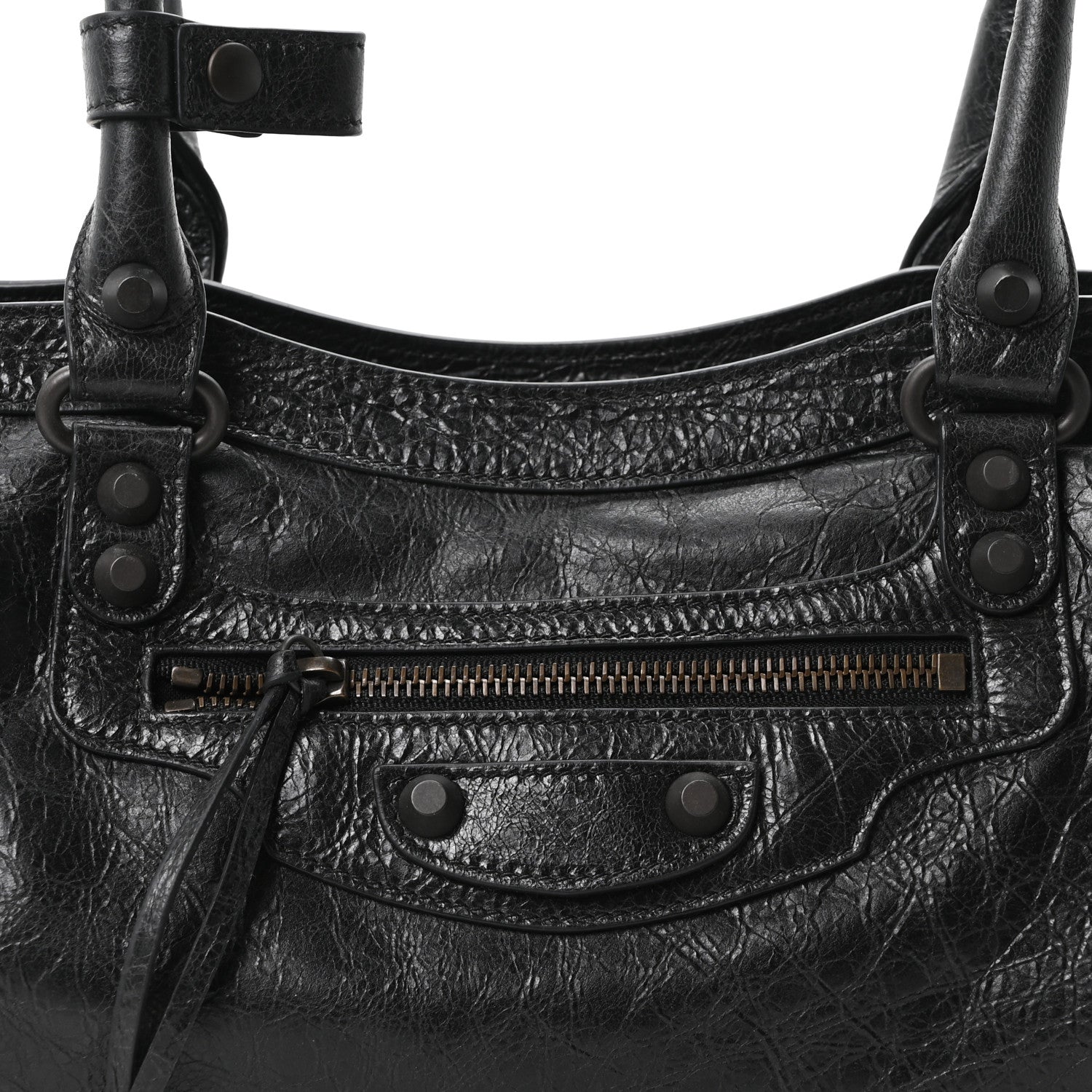 Balenciaga Agneau Arena Classic Hardware East West Le City Black 8 of 10
