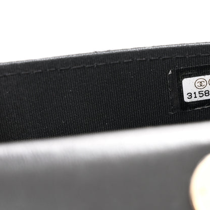 Chanel Lambskin Quilted Trendy CC Card Holder On Chain Black 8 of 11