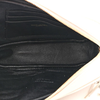 Saint Laurent Grain De Poudre Matelasse Monogram Mini Lou Camera Bag Crema Soft 5 of 9