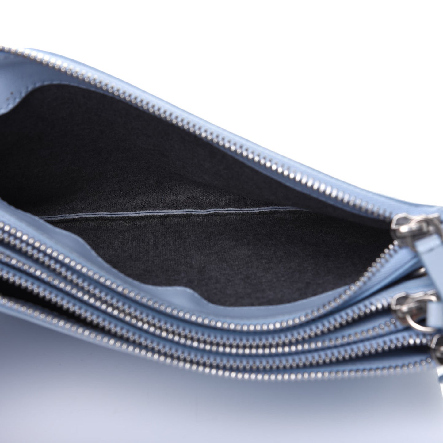Lambskin Small Trio Crossbody Bag Lavender