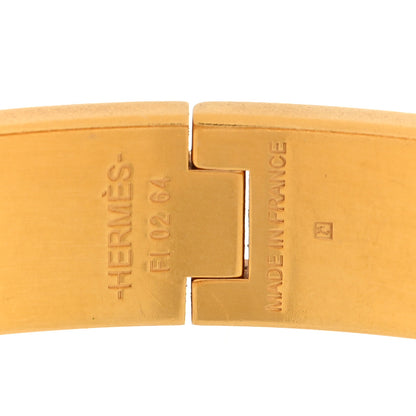 Hermes Enamel Narrow Clic Clac H Bracelet PM Rose Dragee 4 of 5