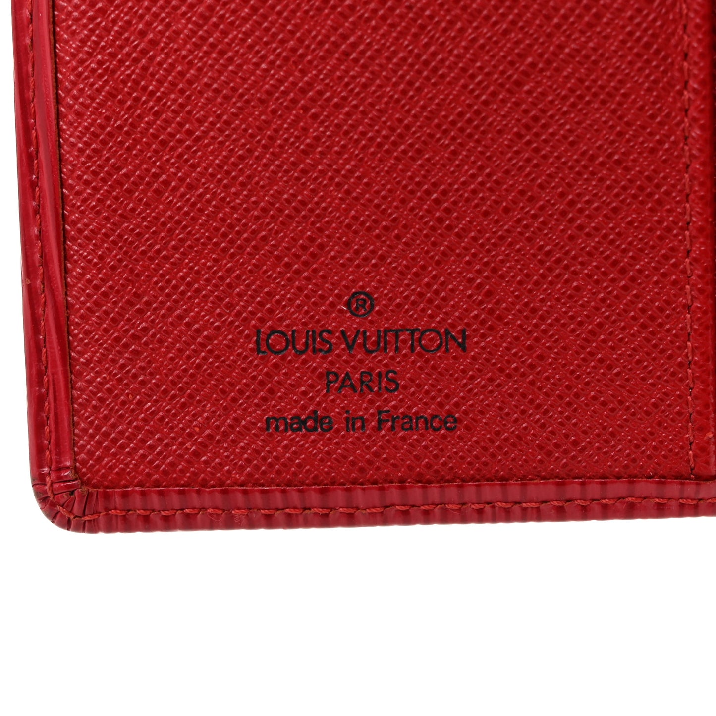 Epi French Purse Wallet Castillan Red