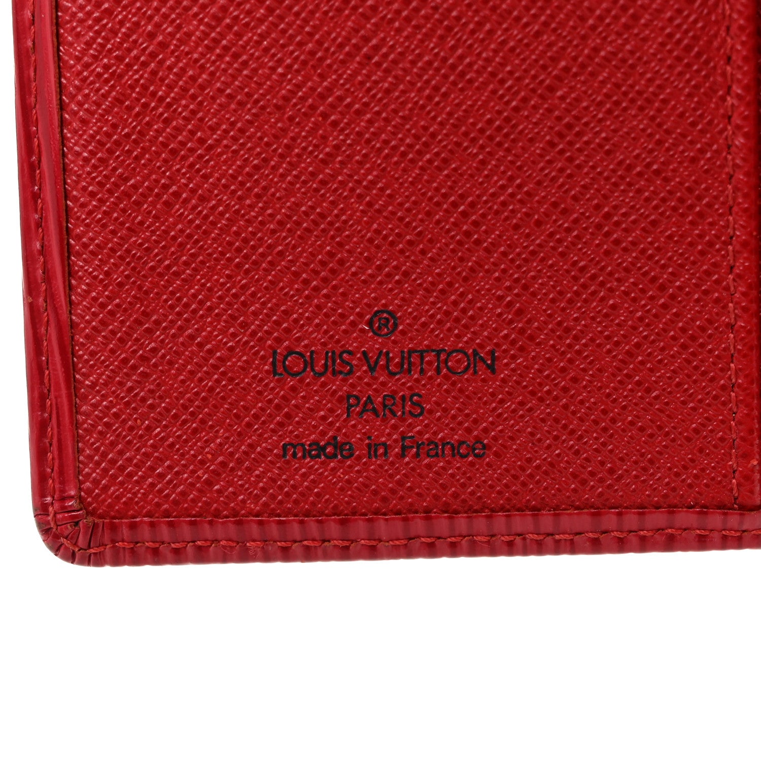 Louis Vuitton Epi French Purse Wallet Castillan Red 6 of 9