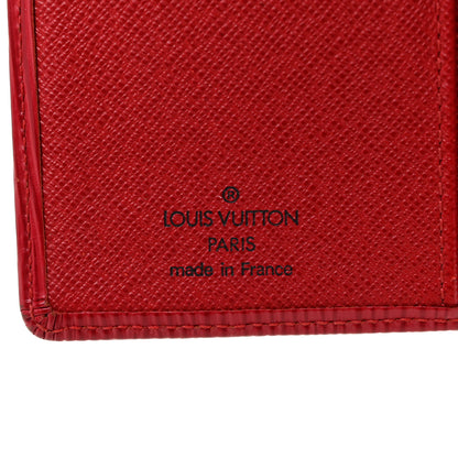 Louis Vuitton Epi French Purse Wallet Castillan Red 6 of 9