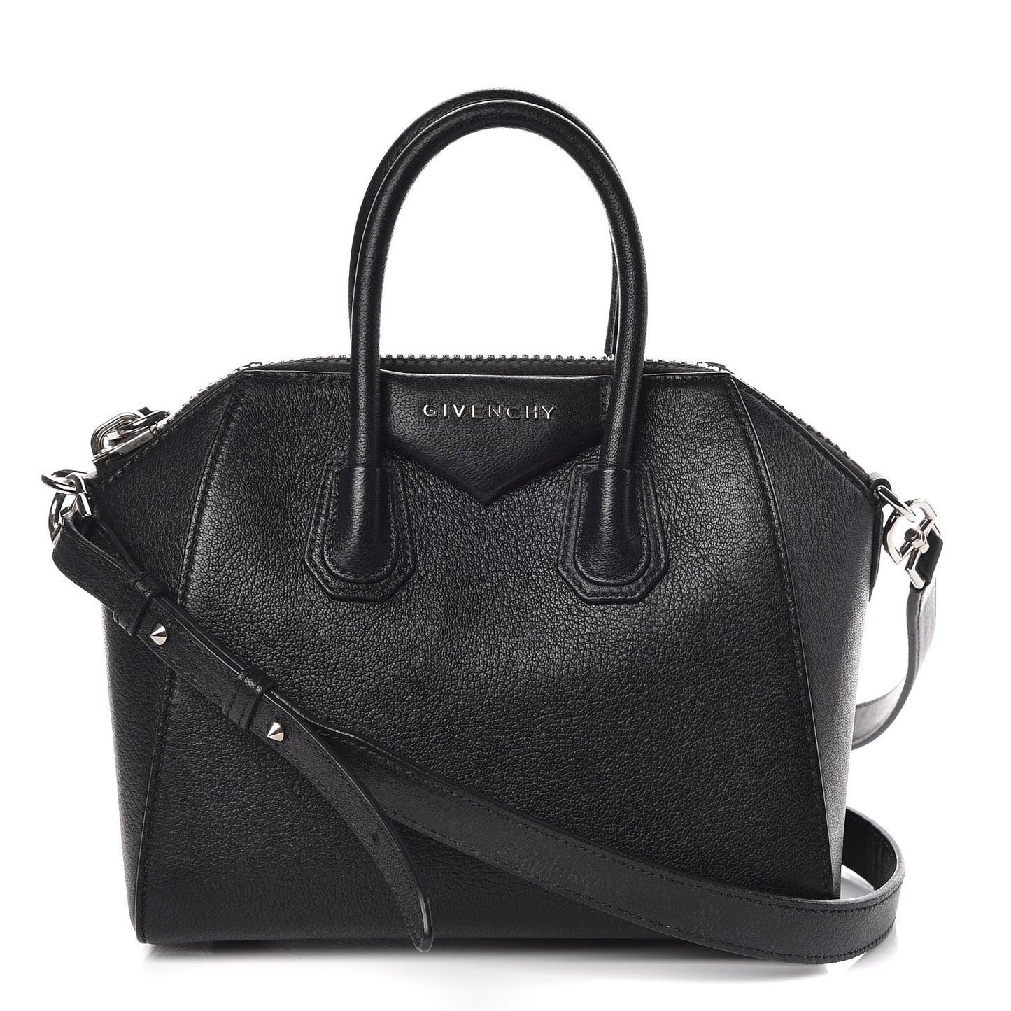 Sugar Goatskin Mini Antigona Black