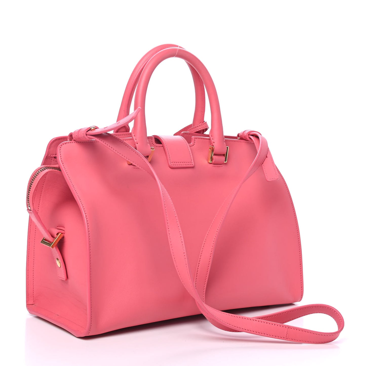 Calfskin Small Monogram Cabas Coral