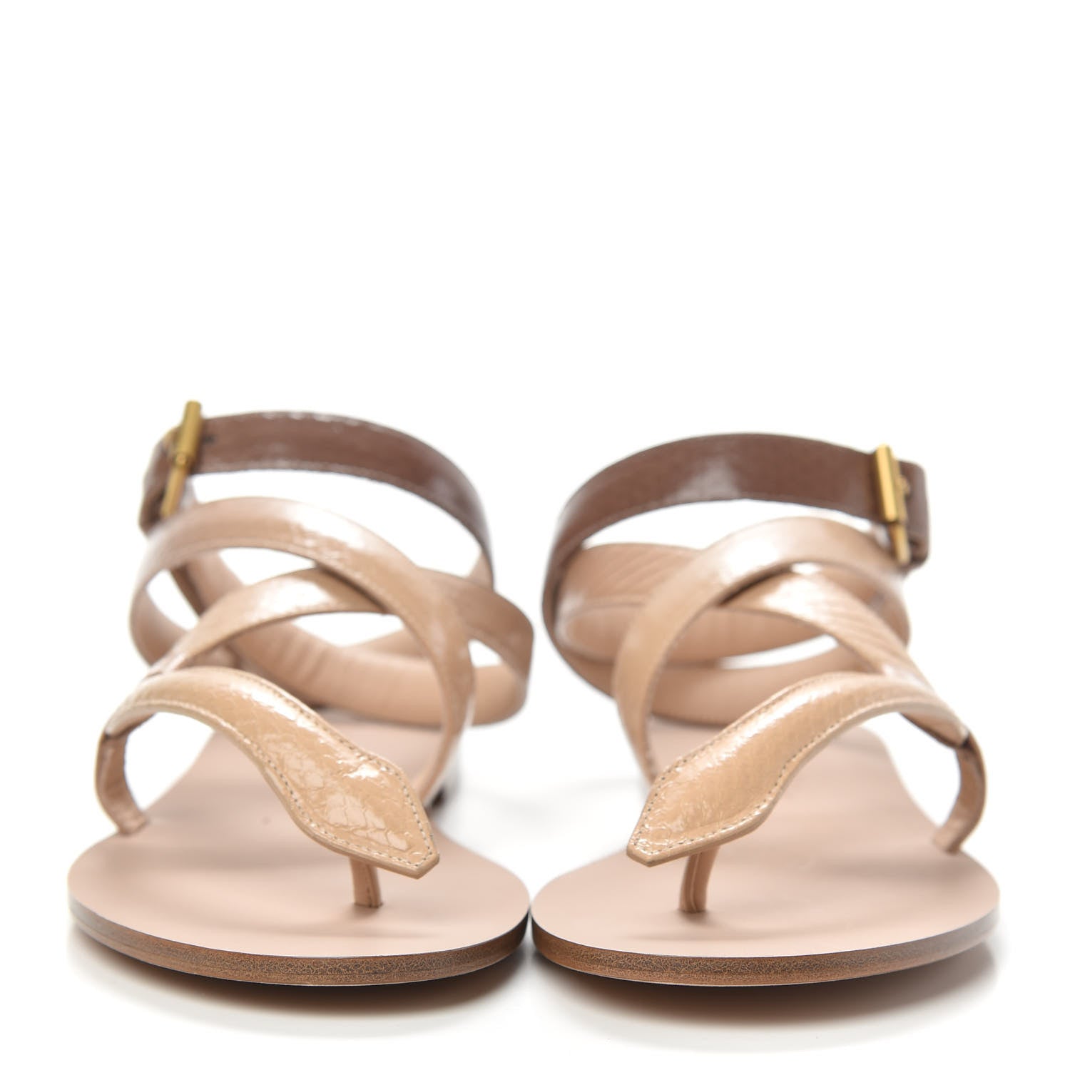 Christian Dior Ayers Degrade Poison-D Sandal 36 Nude 2 of 9