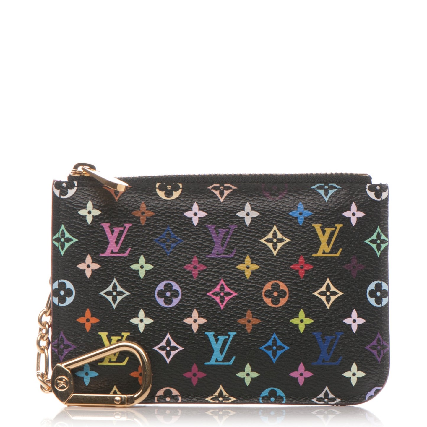Monogram Multicolor Key Pouch Black Grenade