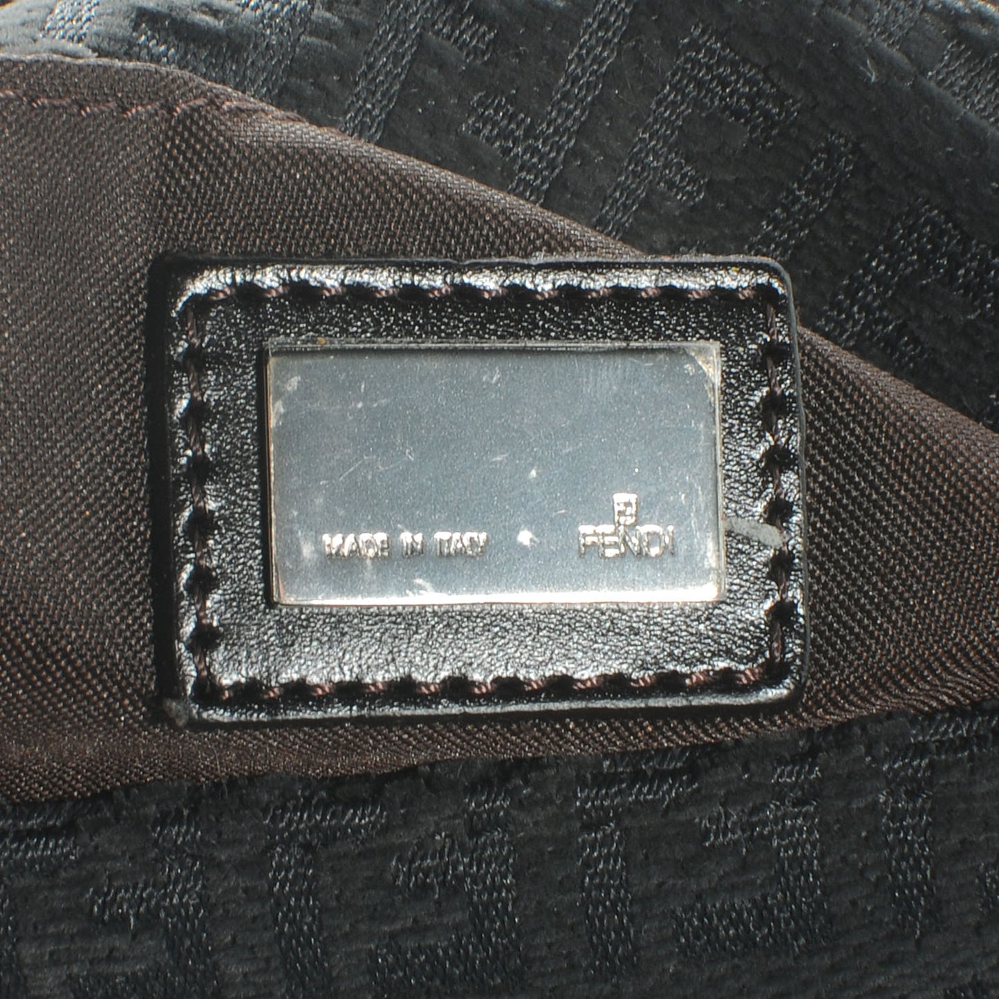 Velvet Zucchino Suede Mini Mama Baguette Grigio Testa di Moro