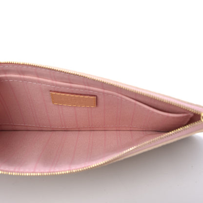 Louis Vuitton Damier Azur Neverfull MM GM Pochette Rose Ballerine 5 of 7