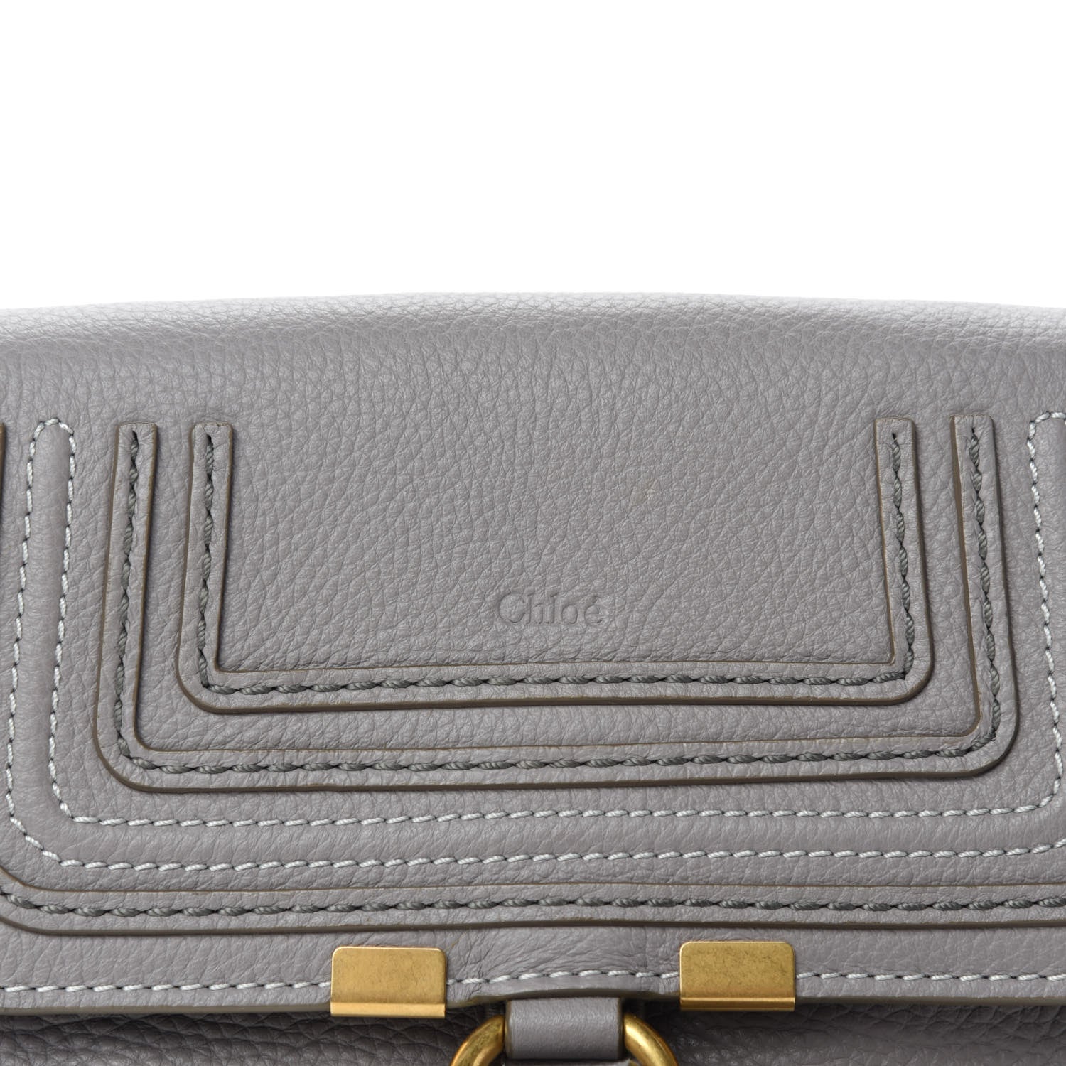 Chloe Calfskin Marcie Convertible Belt Bag Cashmere Grey 10 of 10