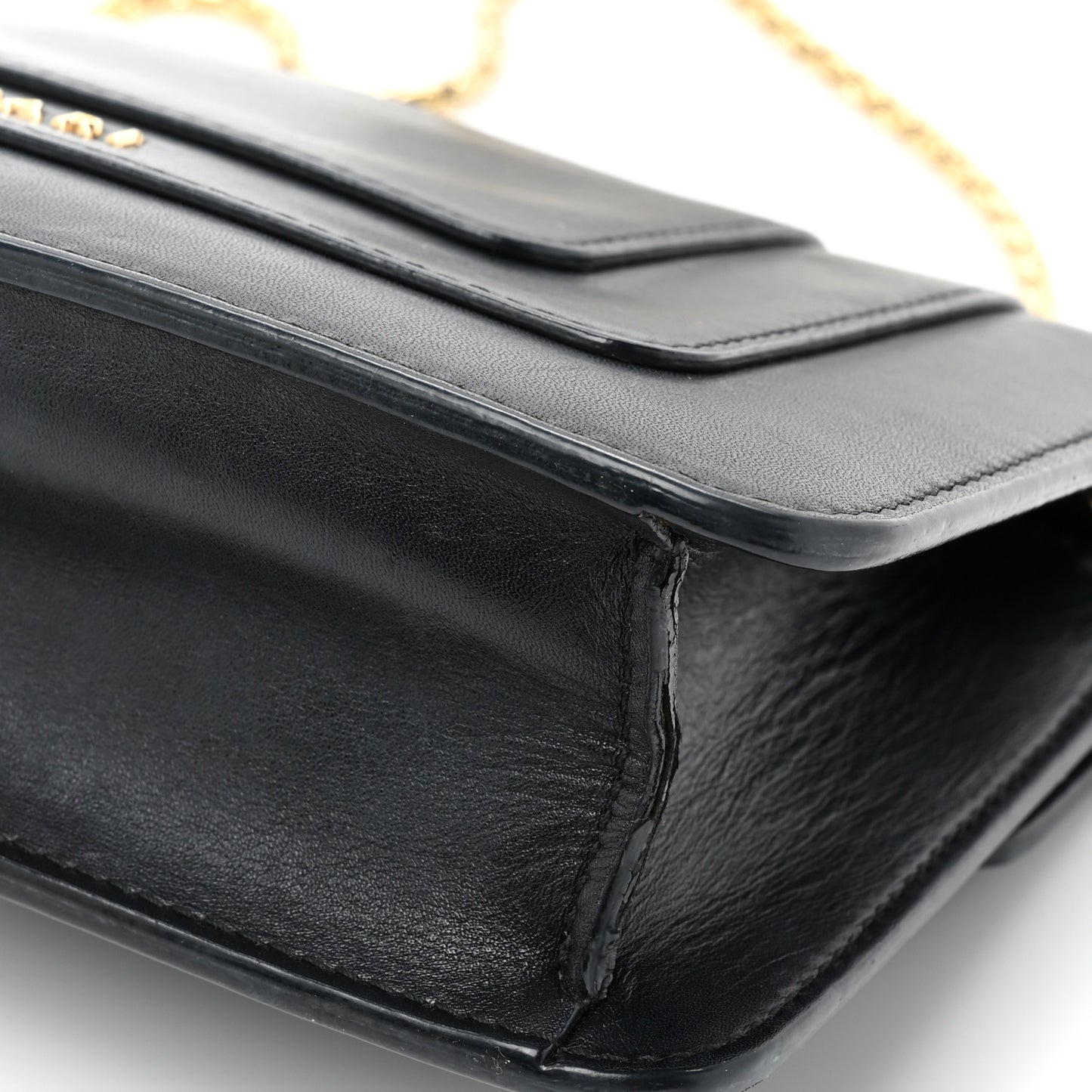 Calfskin Serpenti Forever Crossbody Bag Black