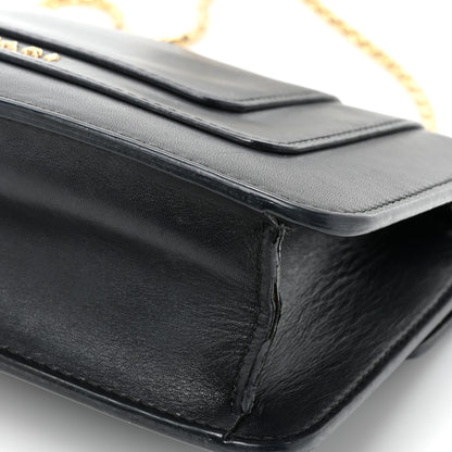 Bulgari Calfskin Serpenti Forever Crossbody Bag Black 18 of 21