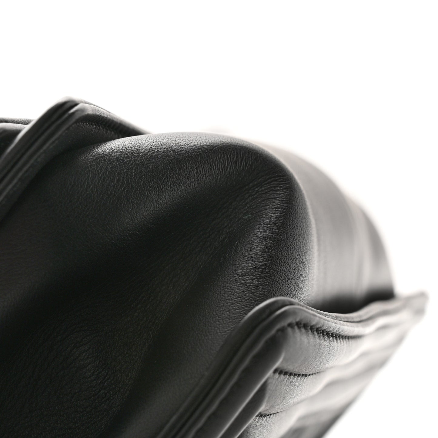 Calfskin Quilted Medium Boy Flap Black