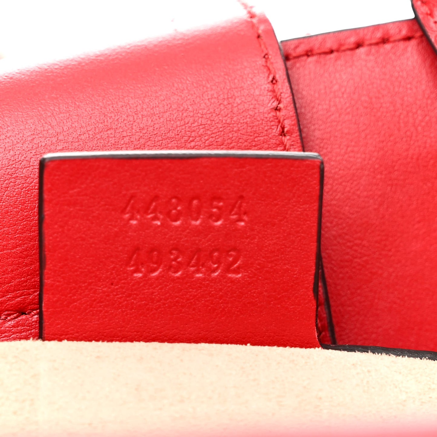 Calfskin Matelasse Small GG Marmont Tote Hibiscus Red