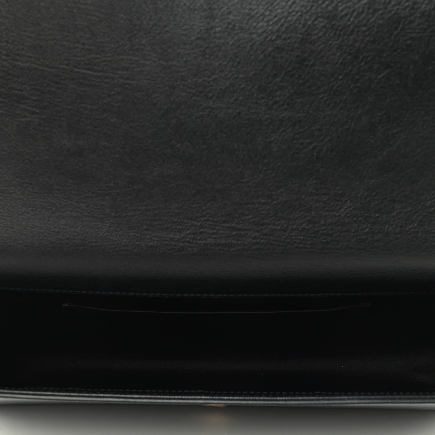 Saint Laurent Calfskin Monogram Large Belle De Jour Clutch Black 3 of 3