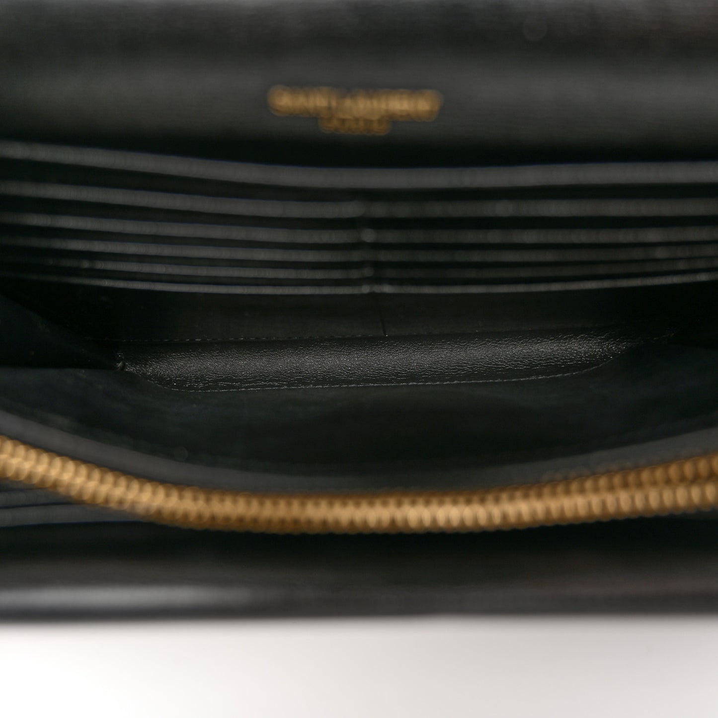 Smooth Calfskin Monogram Sulpice Chain Wallet Black