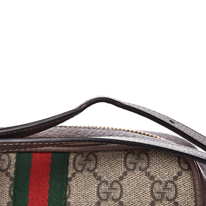 Gucci GG Supreme Monogram Web Mini Ophidia Shoulder Bag Brown 10 of 12