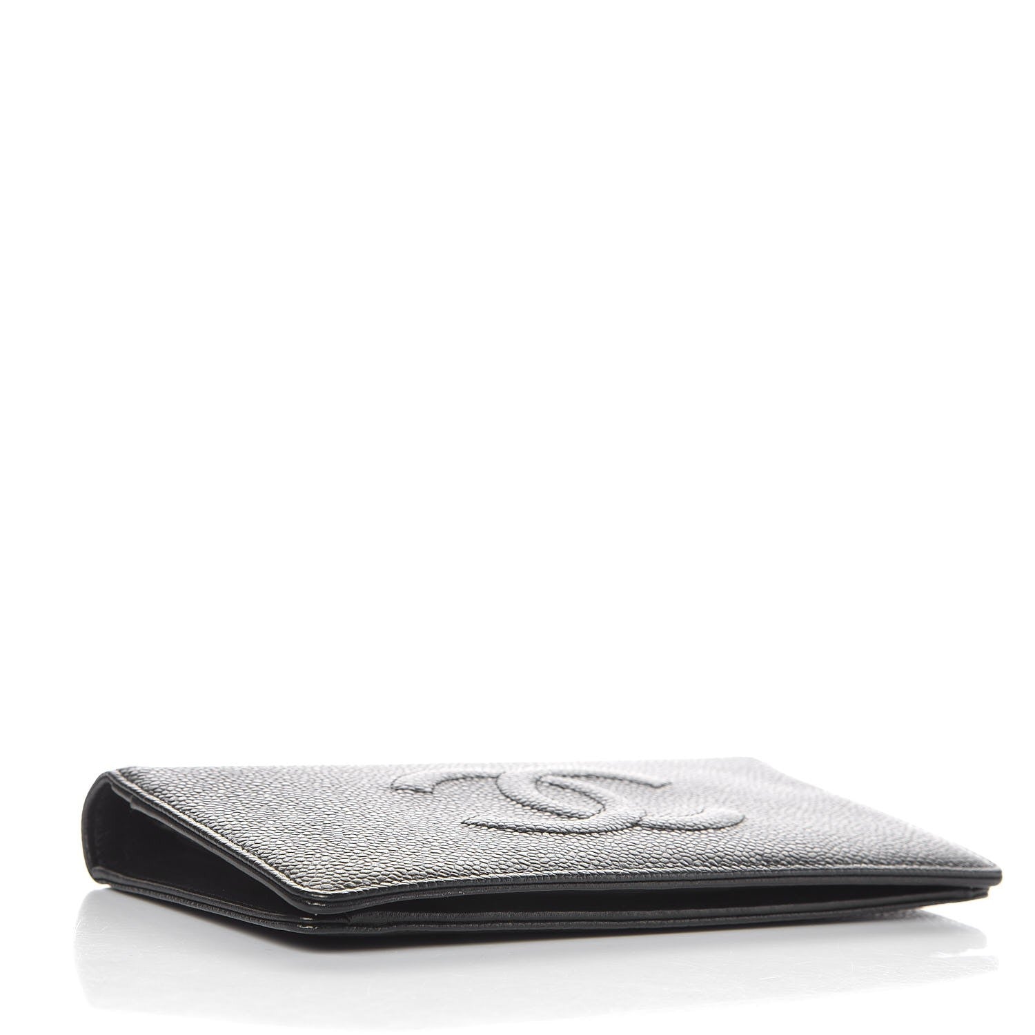 Chanel Caviar Timeless CC Yen Wallet Black 4 of 9