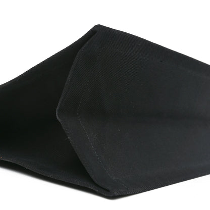 Saint Laurent Linen Calfskin Rive Gauche Tote Black 9 of 10