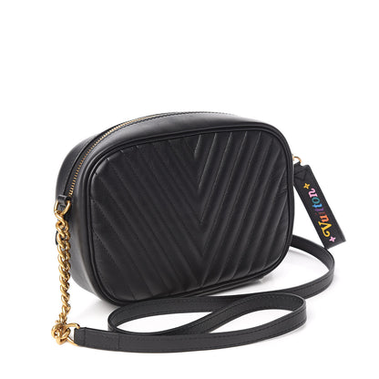 Louis Vuitton Calfskin New Wave Camera Bag Black 3 of 10