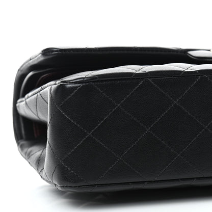 Chanel Lambskin Quilted Medium Double Flap Black 5 of 8