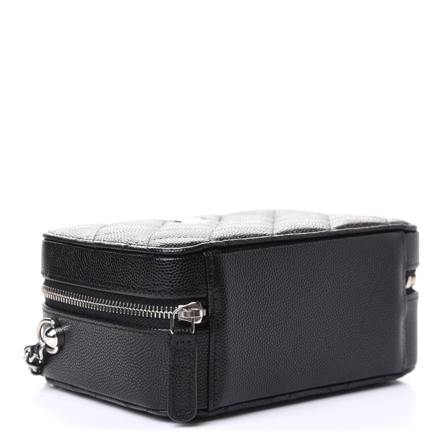 Caviar Quilted Camera Bag Black