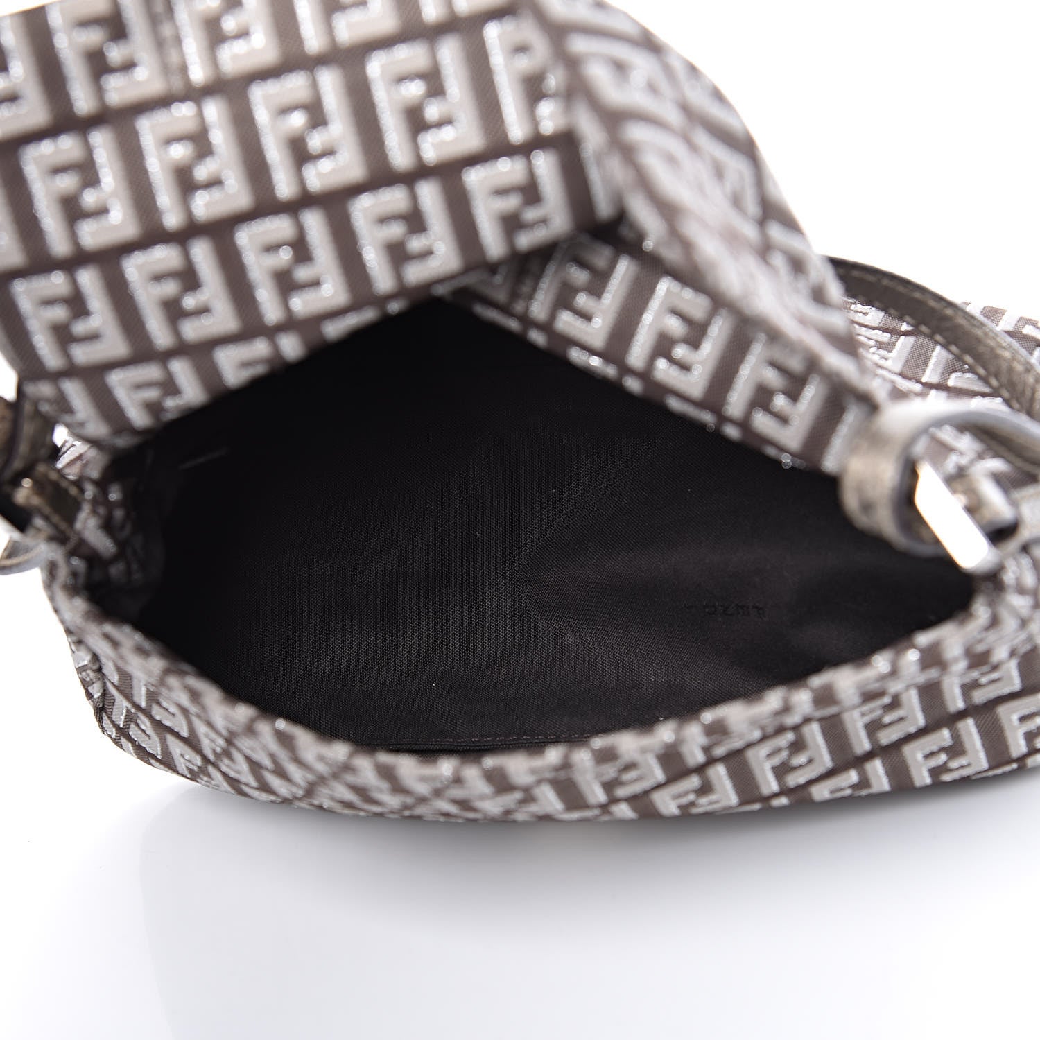 Fendi Zucchino Vachetta Mini Mama Baguette Caffe Argilla Canna di Fucile 5 of 9