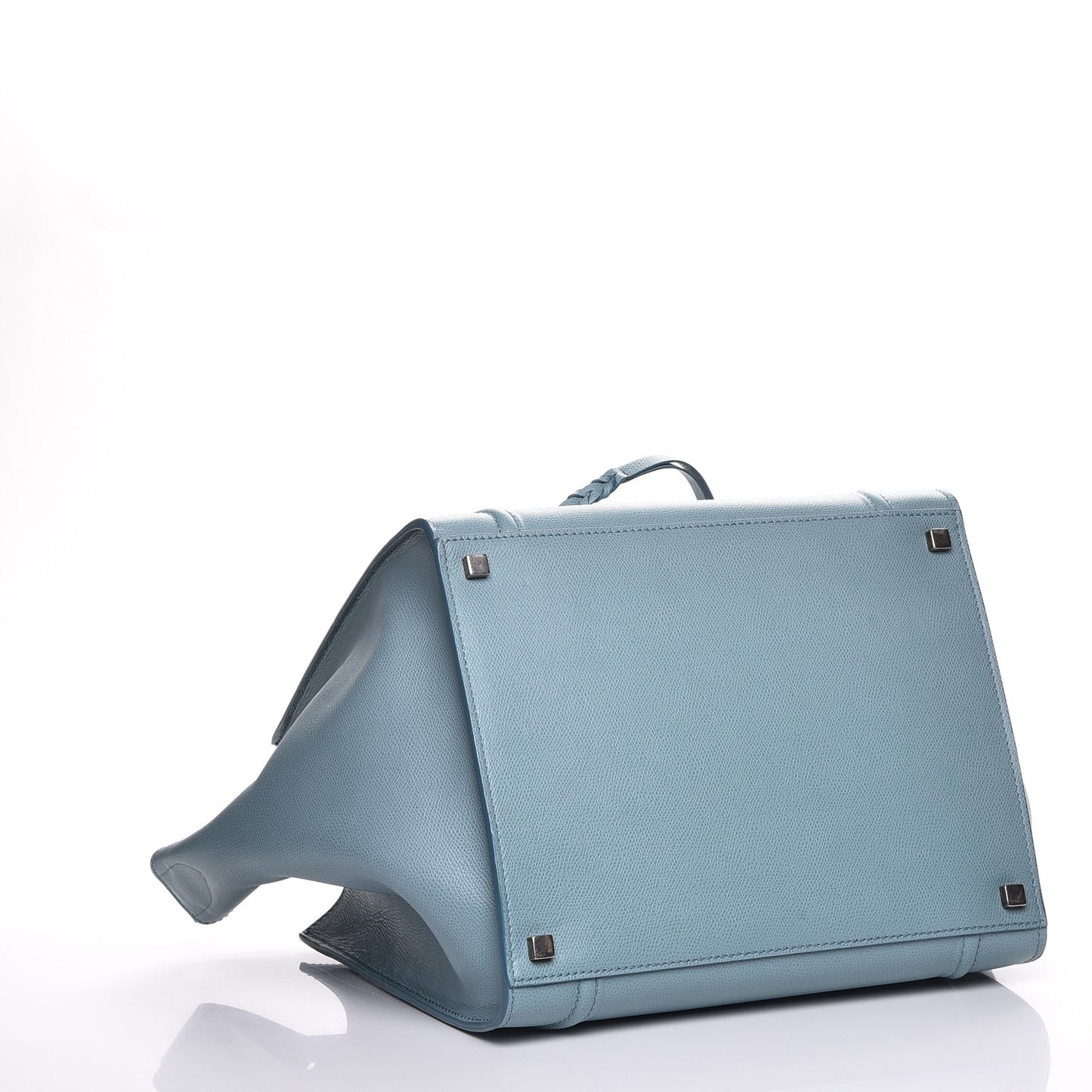 Grained Calfskin Medium Phantom Luggage Sky Blue