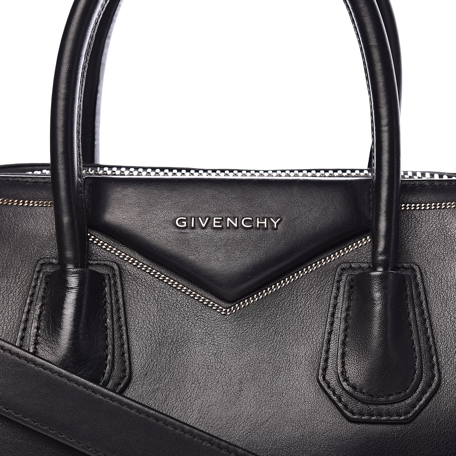 Givenchy Buffed Calfskin Small Chain Antigona Black 13 of 13